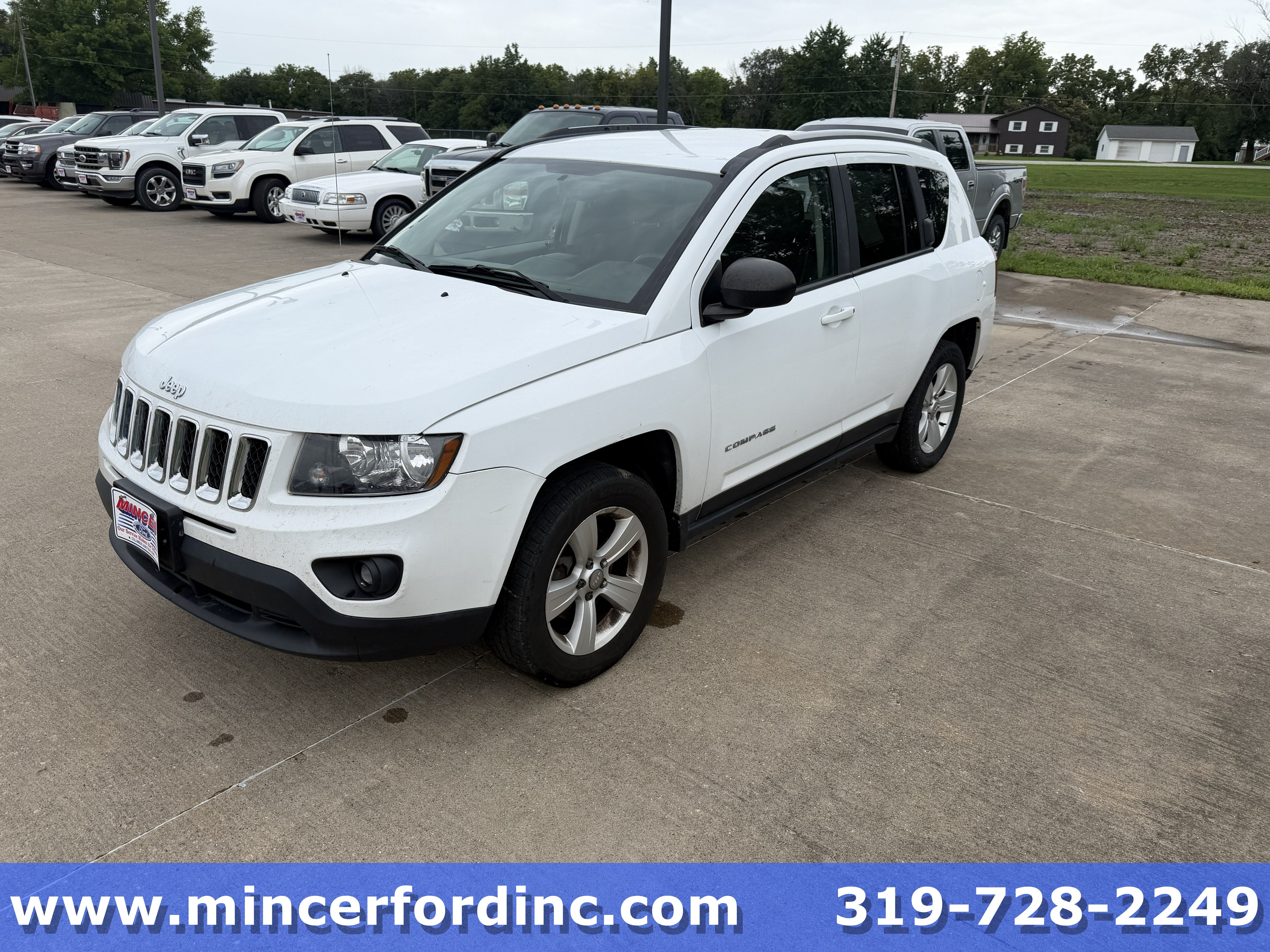 Used 2016 Jeep Compass Sport with VIN 1C4NJDBB9GD645872 for sale in Columbus Junction, IA