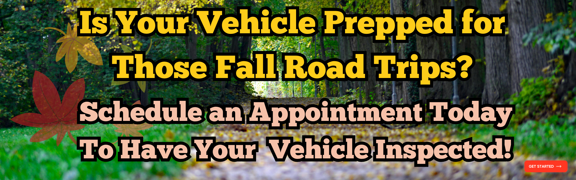 Fall car maint. banner Sept. 2026